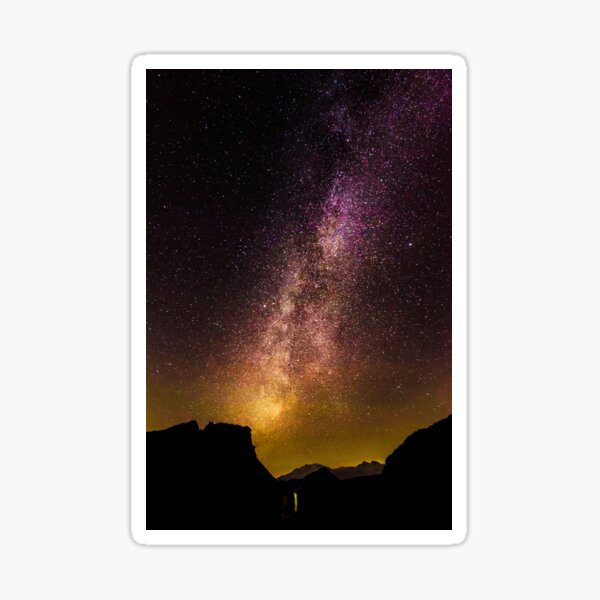 Purple Milky Way - Via Lattea Porporata Sticker