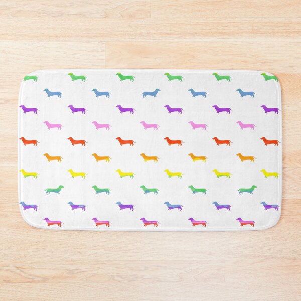 Item preview, Dachshund Pattern Rainbow designed and sold by SmartPooch.