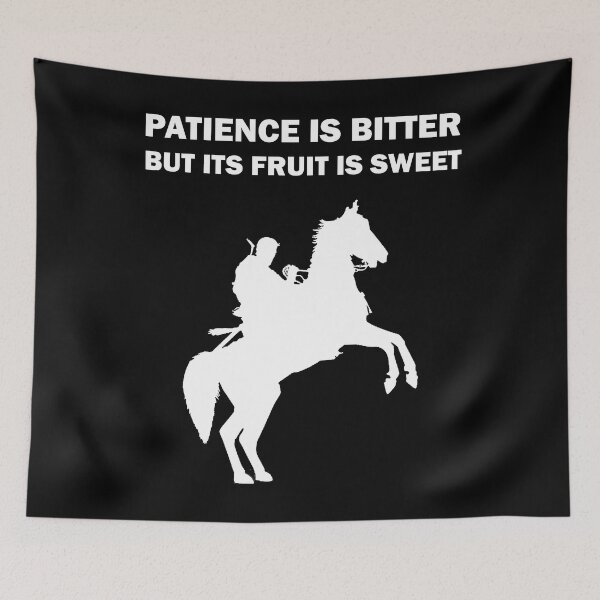 Item preview, Patience Is Bitter But Its Fruit Is Sweet Ertugrul Ghazi Osman Bey Season Inspirational Quote Dirilis Ertugrul Kurulus Osman Kayi Flag Episode Gift designed and sold by Best Arts.