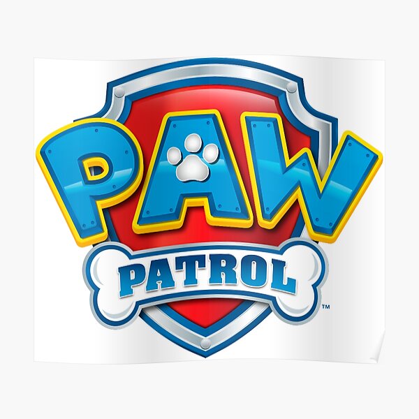 Paw Patrol Logo Poster
