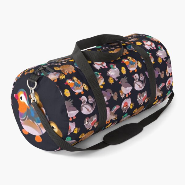 Duck and Duckling - dark Duffle Bag