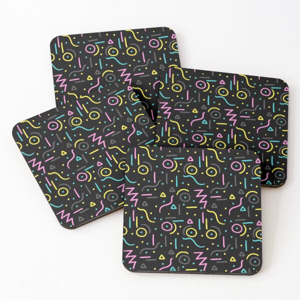 Item preview, Black Vintage Memphis Classic Design Pattern designed and sold by Dead-Famous.
