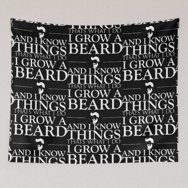 Item preview, I Grow Beards and Know Things designed and sold by Ninjawhere.