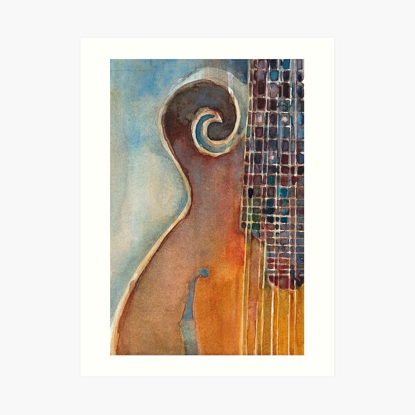Mandolin Art Print