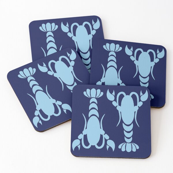 Item preview, Blue Lobsters Repeating pattern designed and sold by erinpbo.