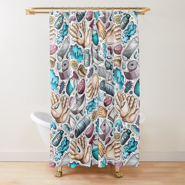 Wash Your Hands Shower Curtain