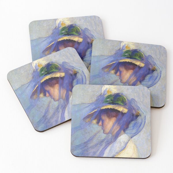 Item preview, Edmund Tarbell - The Blue Veil designed and sold by Impressionist Masters.