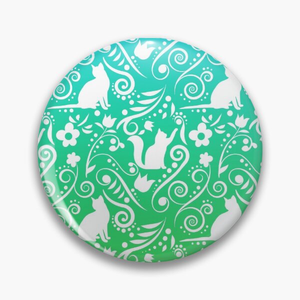 Item preview, Cat and Flowers - Coral Reef designed and sold by CreativityRoams.
