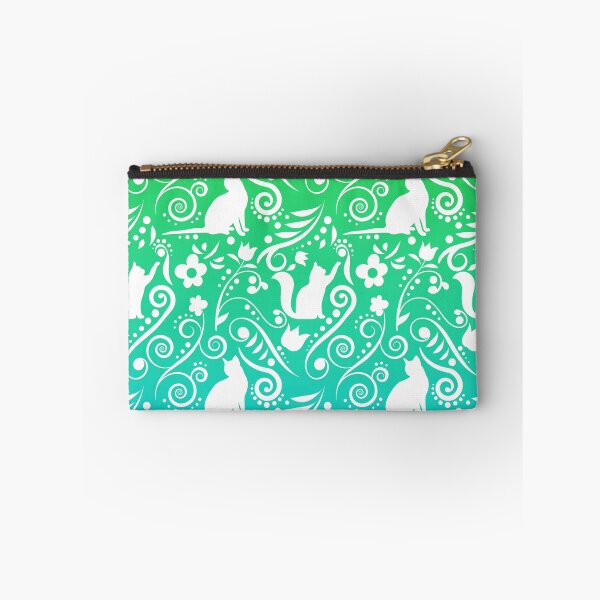 Item preview, Cat and Flowers - Coral Reef RS designed and sold by CreativityRoams.