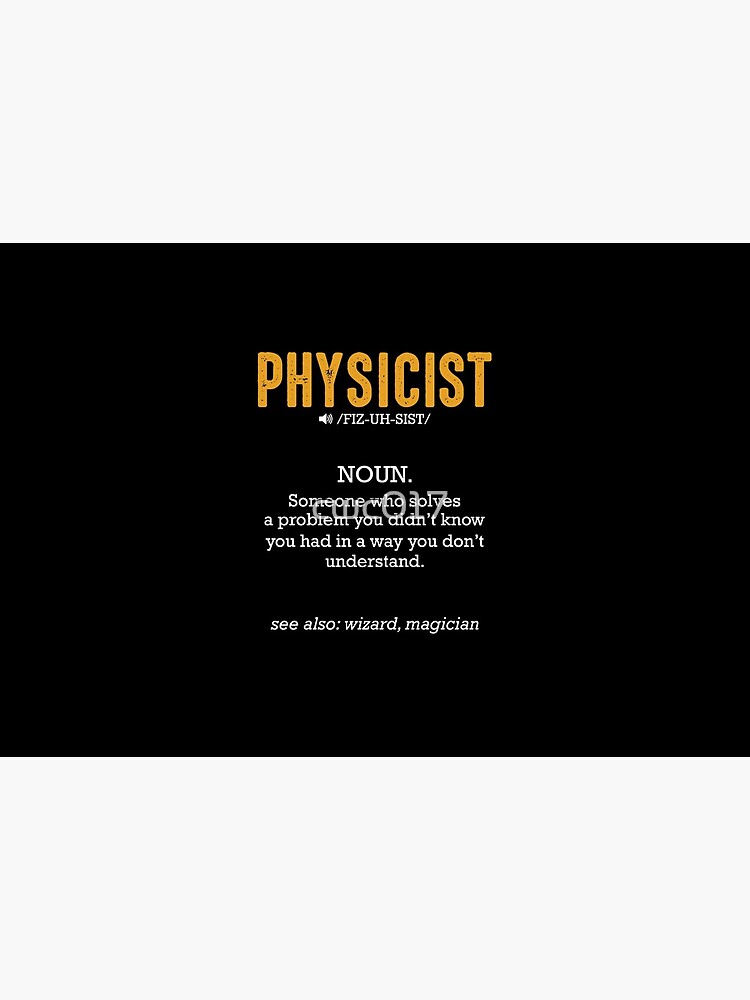 "Physicist Definition Science Study Funny Nerd Geek" Mask for Sale by cwc017 Redbubble