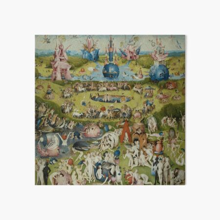 The Garden of Delights Jerome Bosch Art Board Print