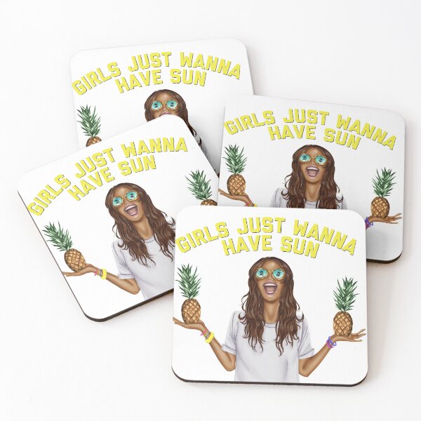 Item preview, Girls Just Wanna Have Sun (African American Brunette) designed and sold by thekyngsqueen.