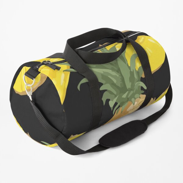 Hand drawn of bottom of coconut fruits and nuts of jojoba Duffle Bag