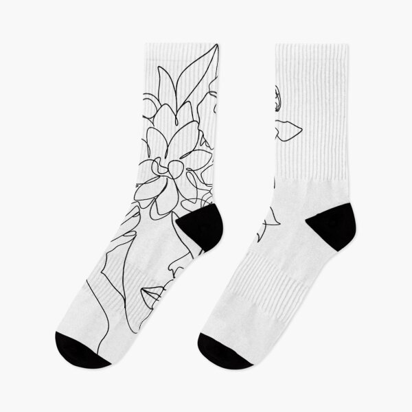 Item preview, One Line Print. flower head print. Portrait minimalistic style.  Botanical print. Nature symbol of cosmetics. Modern continuous line art.  Fashion print. Beaty salon logo.  designed and sold by OneLinePrint.
