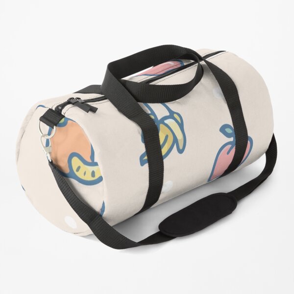 Hand drawn colored pears maracuja lemons Duffle Bag