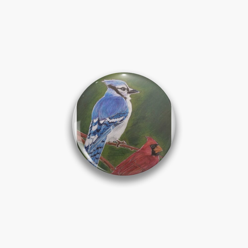 Blue Jay and Cardinal Photographic Print for Sale by Ismael