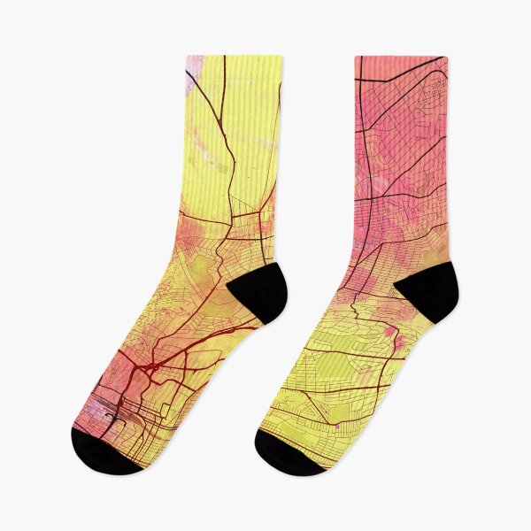 Item preview, Johannesburg South Africa Street Yellow Pink  designed and sold by IvonDesign.