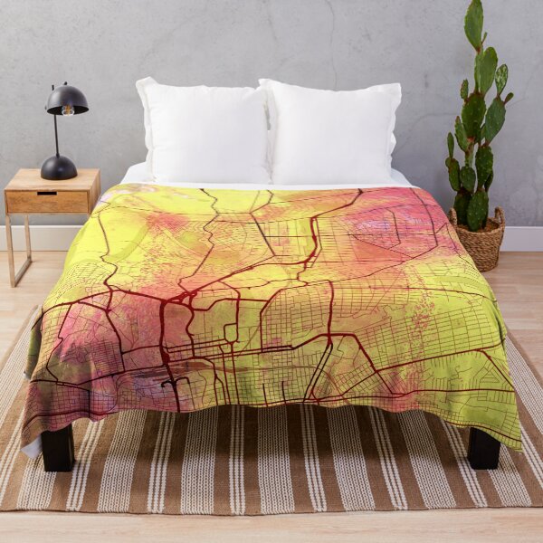 Item preview, Johannesburg South Africa Street Yellow Pink designed and sold by IvonDesign.