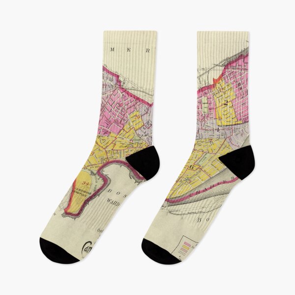 Item preview, Vintage Map of Cambridge MA (1903) designed and sold by BravuraMedia.