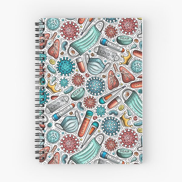 Item preview, Coronavirus Seamless Pattern designed and sold by balabolka.