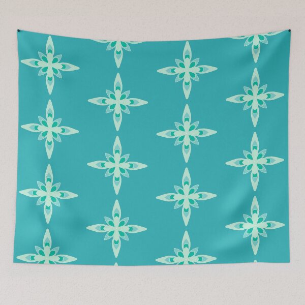Item preview, Green abstract flower designed and sold by Abstractlara.