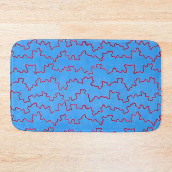 Item preview, electric blue and the red line, redline designed and sold by Scott C. L. Hollingsworth.