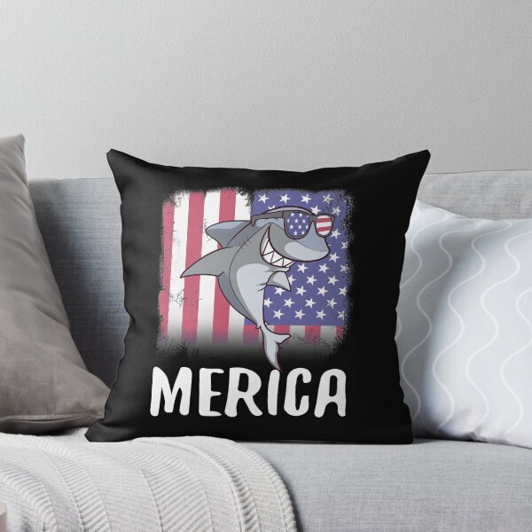 Item preview, Merica Shark USA American Flag designed and sold by fatamyfan1.