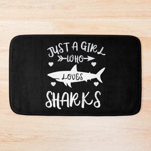 Item preview, Just A Girl Who Loves Sharks designed and sold by Ninjawhere.