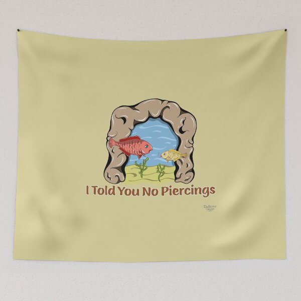 Item preview, I Told You No Piercings designed and sold by delicategen.