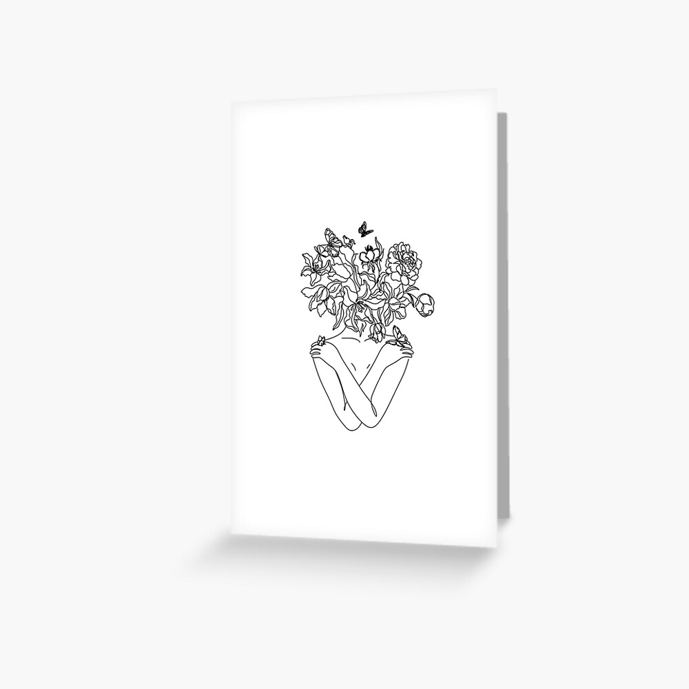 Stationary Printable Minimalist Floral Paper Botanical Leaves Flowers Blank  Digital Writing Paper Lined Note Book Flower Paper 