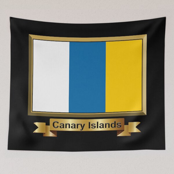 Item preview, Canary Islands State Flag Gifts, Stickers & Products (N) designed and sold by mpodger.