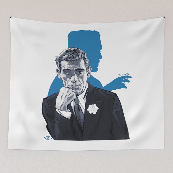Item preview, Boris Karloff - An illustration by Paul Cemmick designed and sold by TIGERDAVER.