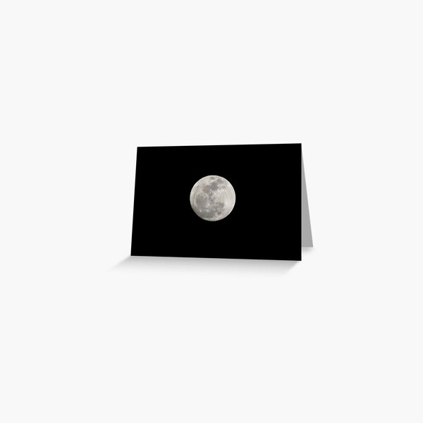 Full Moon Greeting Card