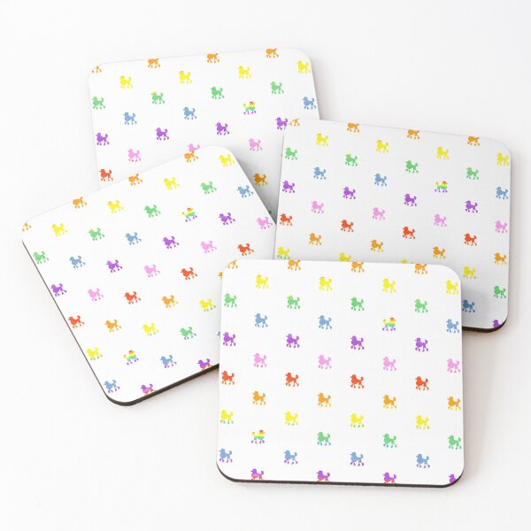 Item preview, Rainbow Poodle Pattern designed and sold by SmartPooch.