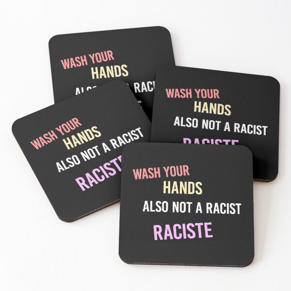 Item preview, wash your hands also not a racist  designed and sold by Djalane.