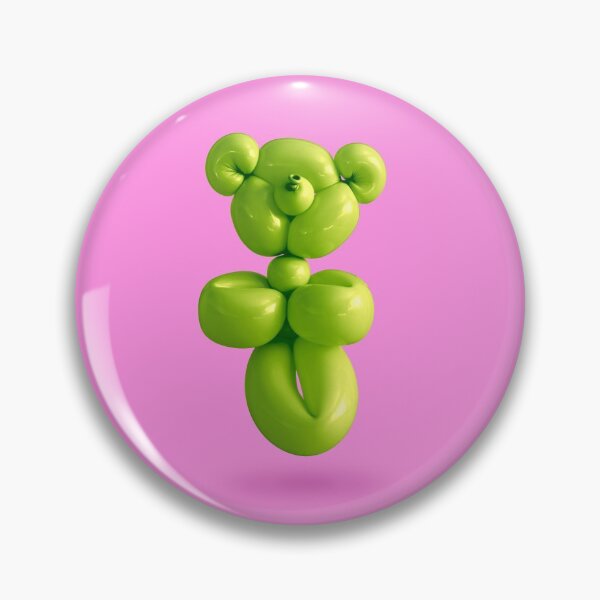 Item preview, Globo de fiesta de osito verde en rosa designed and sold by Retro Futurist.