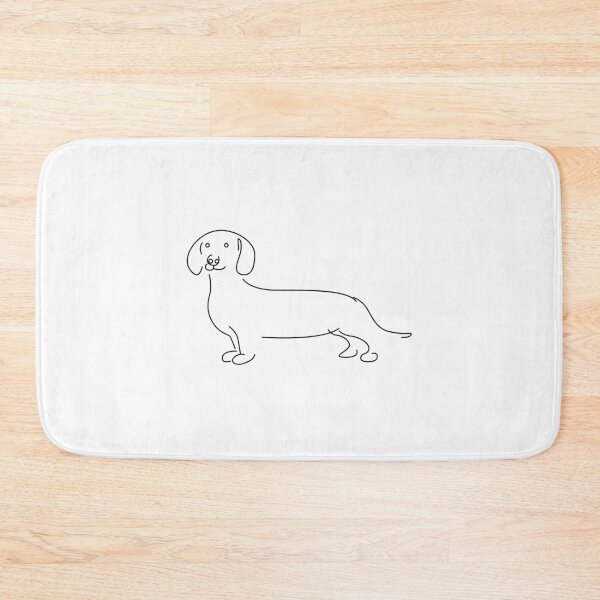 Item preview, Dackel dog drawing art designed and sold by redshirtz.