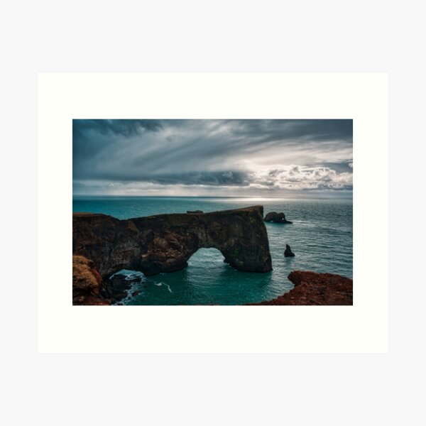 Dyrholaey Arch Art Print