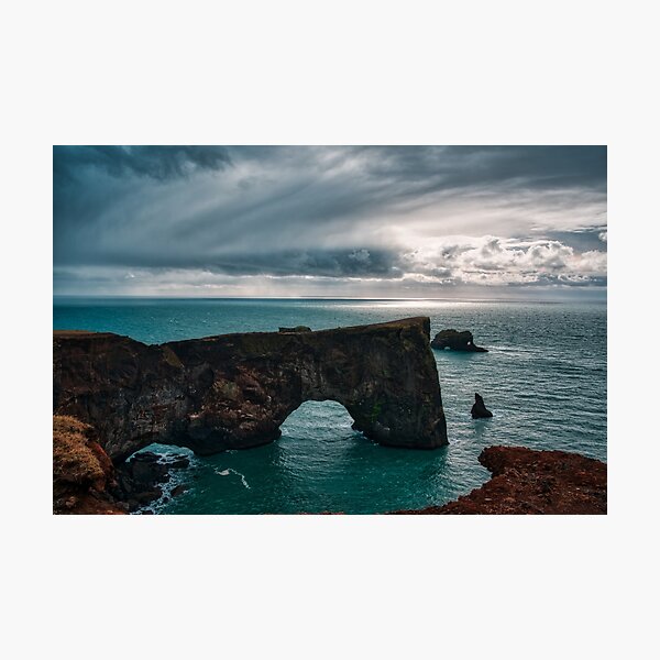 Dyrholaey Arch Photographic Print