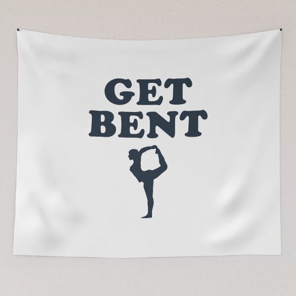 Item preview, Get Bent Yoga Design designed and sold by SideStreetPress.