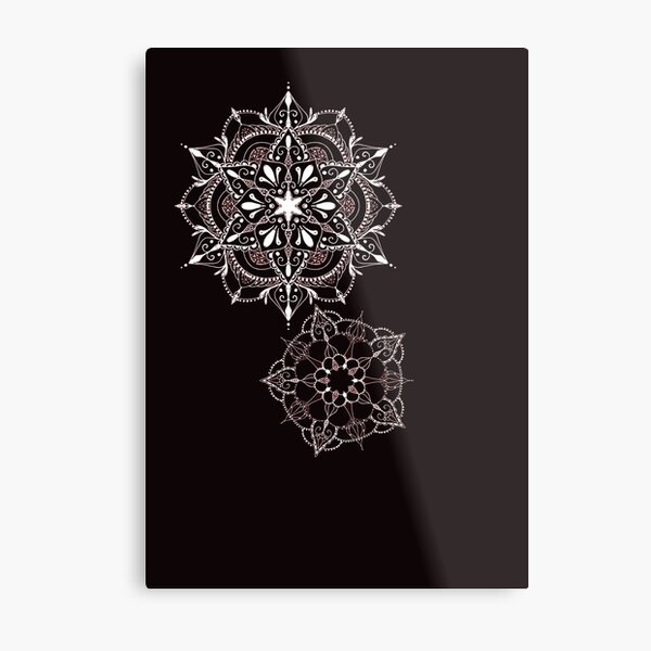 Mandala Metallbild