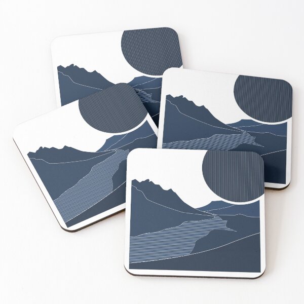 Item preview, Landscape Vignette: Deep Blue Valley Scene designed and sold by CraftingYellow.
