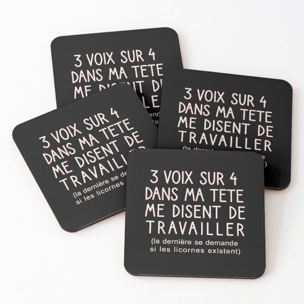 Item preview, 3 voix sur 4 dans ma tete me disent de travailler designed and sold by Djalane.