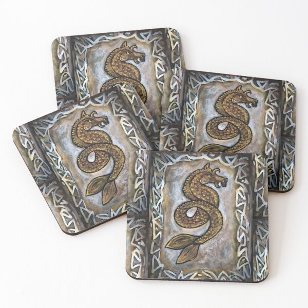 Item preview, Viking Dragon / Mythical Dragon / Norse / Scandi / Celtic / Fantasy /  designed and sold by artenvironments.