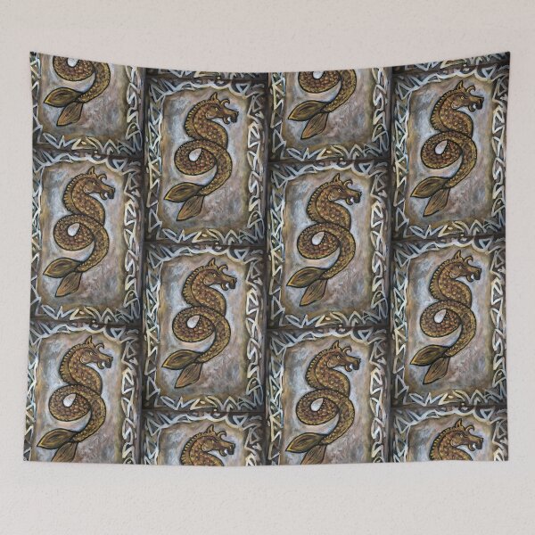 Item preview, Viking Dragon / Mythical Dragon / Norse / Scandi / Celtic / Fantasy /  designed and sold by artenvironments.