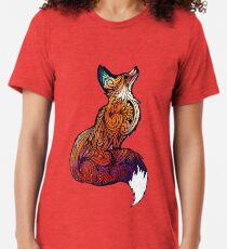 Space Fox Tri-blend T-Shirt