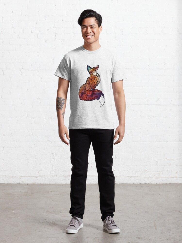 Alternate view of Space Fox Classic T-Shirt