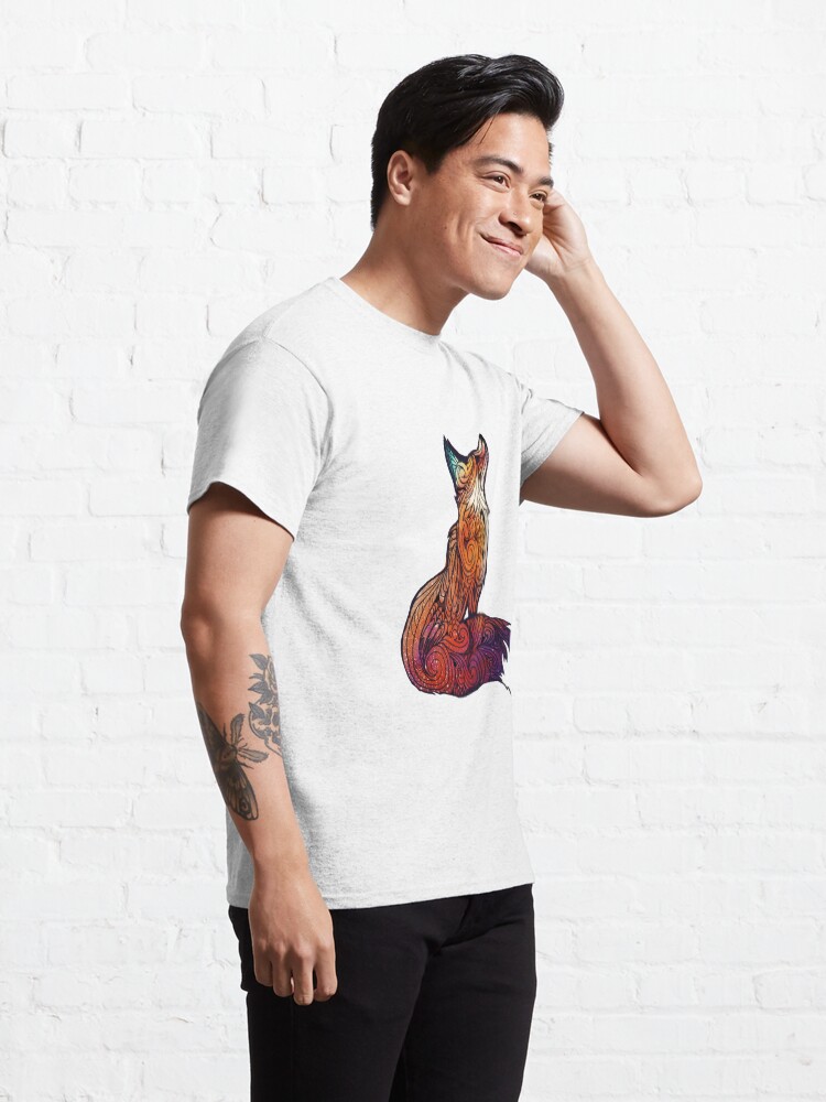 Alternate view of Space Fox Classic T-Shirt