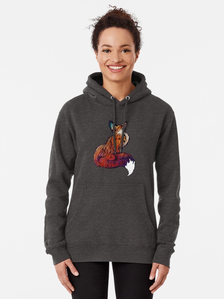 Alternative Ansicht von Space Fox Hoodie