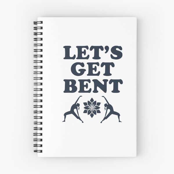 Item preview, Let's Get Bent Yoga Design designed and sold by SideStreetPress.
